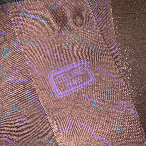 Celine jockey and horse print tie - Picture 4 of 4